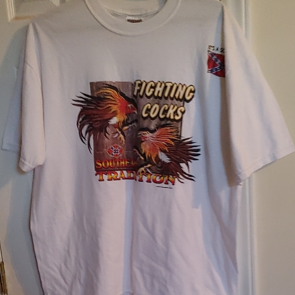 White Graphic Men's T-Shirt